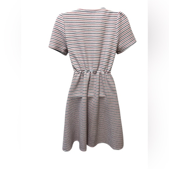 Draper & James RSVP Americana July 4th Fit n Flare Dress W/Pockets Sz S Textured - Picture 4 of 7